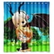 thumbnail image 1 of Cortina de ducha de Anime Naruto, juego de cortina de baño con ganchos, tamaño 60 x 72 pulgadas, 1 of 3