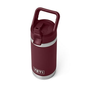 Botella Yeti Rambler Jr. Wild Vine Red Para Niños, 350 Ml, Con Tapón De Pajita