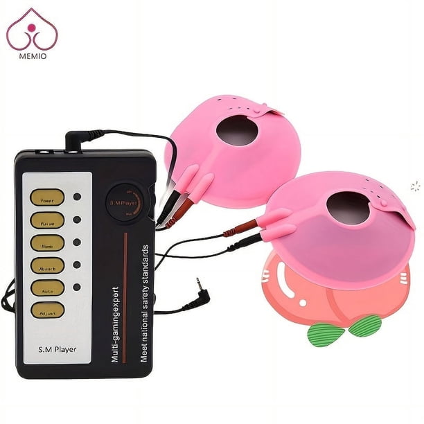 Excite Your Sex Life with this 1 Set of Electroshock Nipple Paste, Clit Stimulator, Labia Clips & Breast Massage Toys!