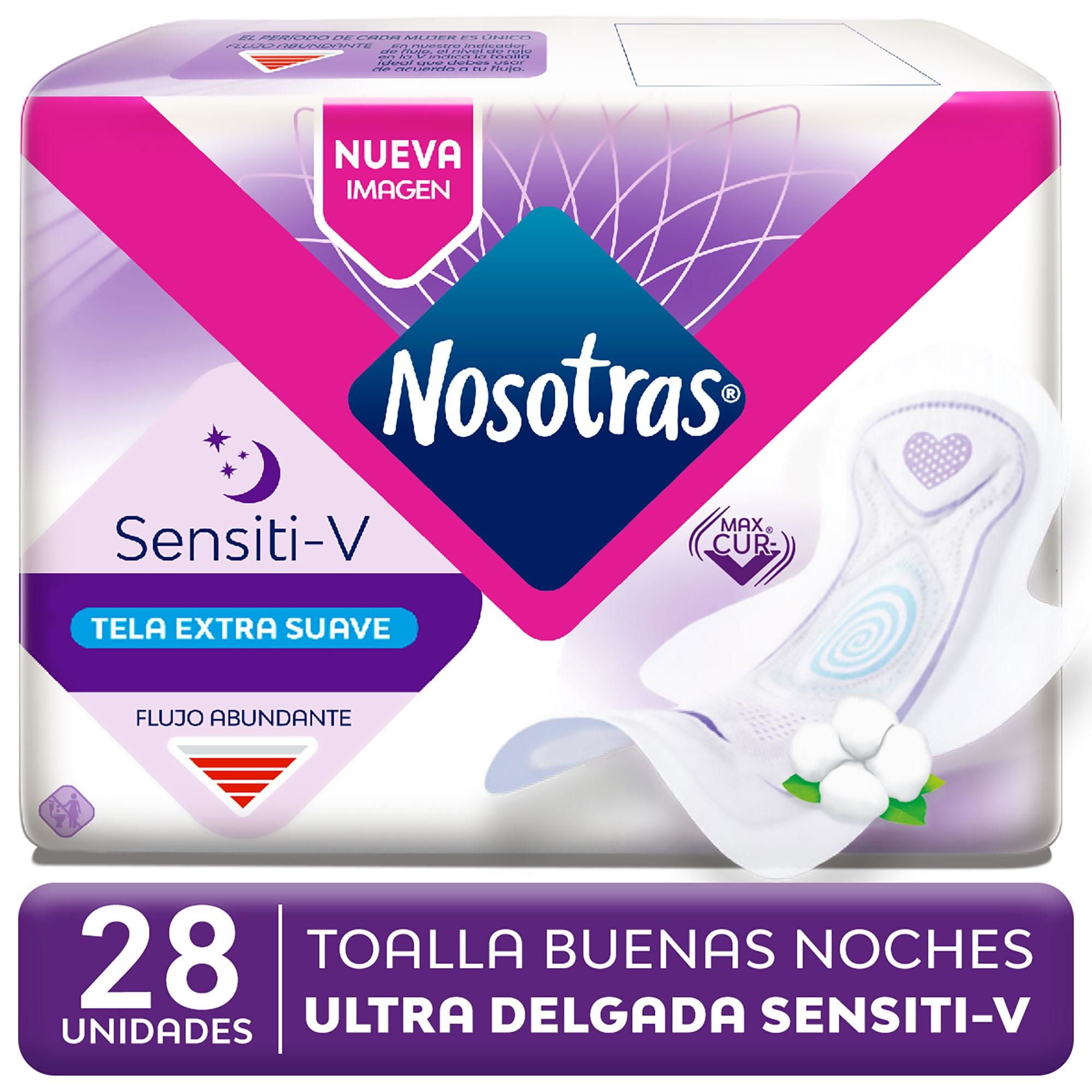 Toallas Higiénicas Buenas Noches Ultra Invisible Sensitiv 28 Un Nosotras