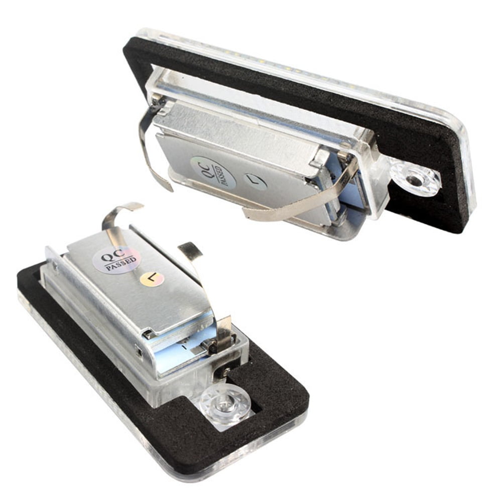 Xusx111 - Lámparas De Etiqueta Led De La Placa De Licencia Para A3 S3 A4 S4 A6 S6 A8 S8 Q7 Rs4 Lámparas De La Placa De Licencia, 6500k Blanco De Xenón, 2 Paquetes