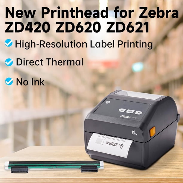 Cabezal de impresión P1080383-226 para Zebra ZD420 ZD620 | Lider
