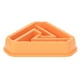 thumbnail image 5 of Cuenco Para Perros, Alimentador Lento Resistente Al Desgaste Para Mascotas, Comer, Beber, Cachorros, Naranja, 5 of 5