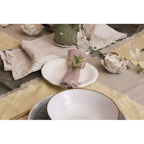 Servilletas rusticas 100% lino