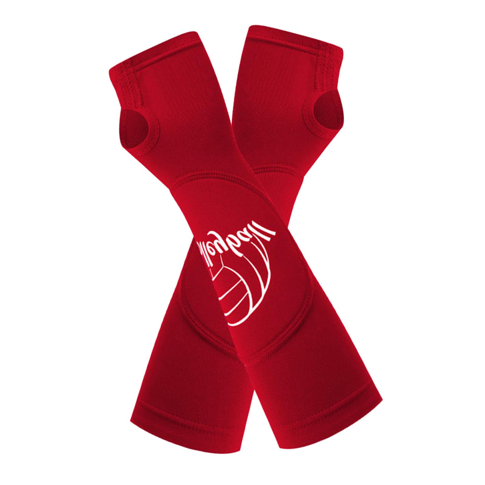 Magideal - Mangas De Brazo De Voleibol De 1 Par, Almohadillas Para El Brazo, Entrenamiento Golpeando El Protector De Muñeca Con Almohadillas De Protección Y Aguj Xl