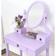 thumbnail image 2 of oniys Madera Moniya Maquillaje Vanidad Mesa y Taberno Conjunto, 2 of 4