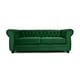 thumbnail image 1 of Sofá Chesterfield 3C Felpa Verde, 1 of 2