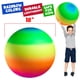 thumbnail image 5 of Playground Balls Bedwina, hinchable con forma de arcoíris de 18 cm, paquete de 2 unidades con bomba, 5 of 7