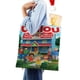 thumbnail image 4 of Caillou Bolso de tela con estampado de lienzo para mujer, bolsa de compras reutilizable y estética, con cremallera interior, regalo para mujer,38*45cm., 4 of 6