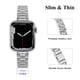thumbnail image 3 of Correa de reloj CSJCUBIC, metal y acero inoxidable, 46 mm, para mujer, 3 of 7