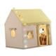 thumbnail image 3 of Tienda de Juegos para Niños, Estructura de Castillo Interior, Casa de Juguetes para Niños Y Niñas, Diseño Portátil con Entrada Y Apertura para Guarder Amarillo, 3 of 5