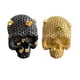 thumbnail image 3 of 2x Estante De Estatuilla De Escultura De Calavera De Panal Adornos De Estatuas De Halloween, 3 of 5