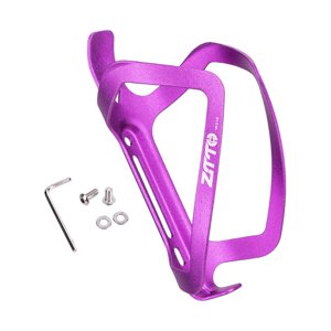 Ioensy - Soporte Para Botella De Agua Para Bicicleta, Aleación De Aluminio, Accesorios Para Montar En Bicicleta De Montaña, Color Morado