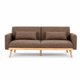 thumbnail image 3 of Sofá Cama Amelia 77x187x77 cm Café, 3 of 8