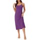 thumbnail image 1 of INSPIRE CHIC Vestido de Noche de Mujer de Rayón Suave sin Mangas con Tirantes Finos y Cuello Redondo para Primavera Verano en Casa M Púrpura, 1 of 6