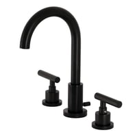 Grifo De Baño Kingston Brass Manhattan Fsc8920Cml Negro Mate