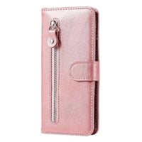 Gangxun - Funda Con Cremallera Para Samsung Galaxy A21S, Carcasa Cartera De Cuero Pu Con Soporte Y Tarjetero