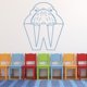 thumbnail image 2 of Decomural W Walrus Alphabet Childrens Nursery WS-34477, 2 of 2