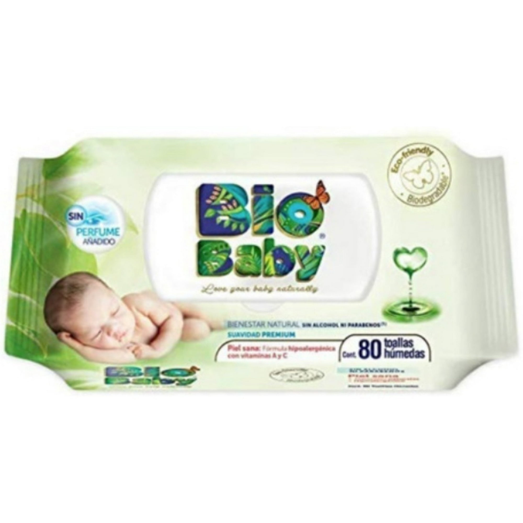 Biobaby - Paquete De 80 Toallas Húmedas