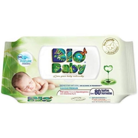 Biobaby - Paquete De 80 Toallas Húmedas