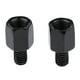 thumbnail image 1 of Espejo Retrovisor Lateral Para Motocicleta Scooter RH 10mm - LH 8mm Adaptador Negro, 1 of 3