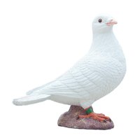 Magideal - Escultura De Resina, Adorno Modelo De Pájaros Falsos, Estatua De Paloma De Simulación Estética, Modelo De Paloma Artificial Para Decoración Del Jardín Estilo A
