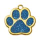 thumbnail image 4 of Etiquetas Para Mascotas En Blanco Etiquetas Para Collar De Gato Colgante Para Collar Estampado De Pata Brillante Para Mascotas Azul, 4 of 5