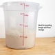 thumbnail image 3 of Recipiente de almacenamiento de alimentos Cambro de 4 litros (paquete de 2) sin BPA con tapas, 3 of 4