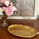 thumbnail image 2 of Bandeja Plato Decorativa Dorada Nordica Con Forma De Hoja, 2 of 4