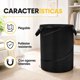 thumbnail image 4 of Canasto Plegable Circular Negro de Poliéster con Agarre, 4 of 8