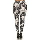 thumbnail image 4 of Saronite Leggings de Cintura Alta y Largo Completo con Estampado Floral (Talla Grande para Mujer), 4 of 4
