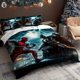 thumbnail image 1 of Warner Bros Collaboration Set of Batman Vs Deadpool: a Fateful Battle Under The Moonlit Thunderstorm Design Innovative Cartoon Duvet Cover for Single/Double Bed, 1 of 1