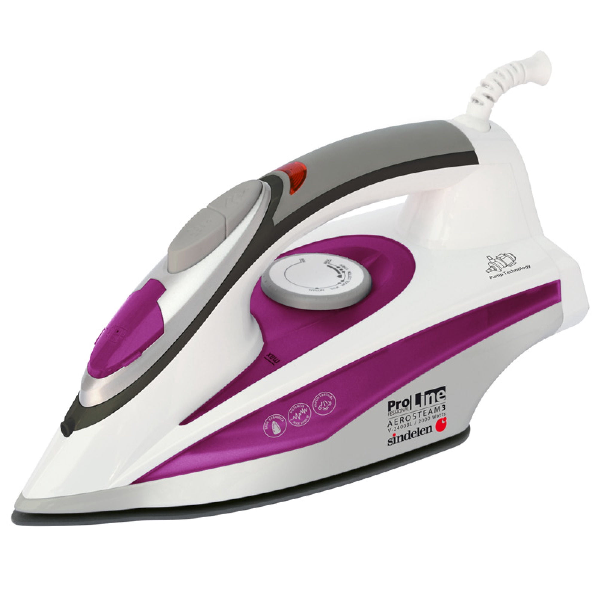 Plancha Aerosteam3 V-2400BL 2000W Blanco