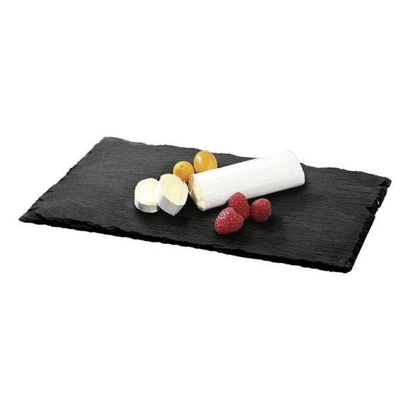Tabla Piedra Pizarra Rectangular De Presentación 25X40X0.5 Cm