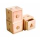 thumbnail image 1 of Cajas Click de madera roja para herramientas con cajones, 1 of 1