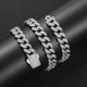 thumbnail image 5 of Collar Cubano de Hip Hop Sólido y Grueso para Hombre, Ancho 12 Mm, Cadenas de Eslabones Cubanos Grandes con Brillo, Cadena de Eslabones Cubanos de Miami Extra Brillante para Hombre, Incluye Caja de, 5 of 8