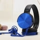 thumbnail image 2 of Audifono Extra Bass Microfono 3.5 MM Plug Estereo Azul, 2 of 3