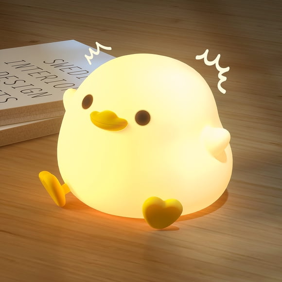 Lámpara de Noche de Silicona Táctil LED Patito Frijolito UNEEDE