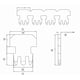 thumbnail image 4 of Conectores RJ45 W-NECTOUN Cat5e Pass Through, paquete de 100, 4 of 7