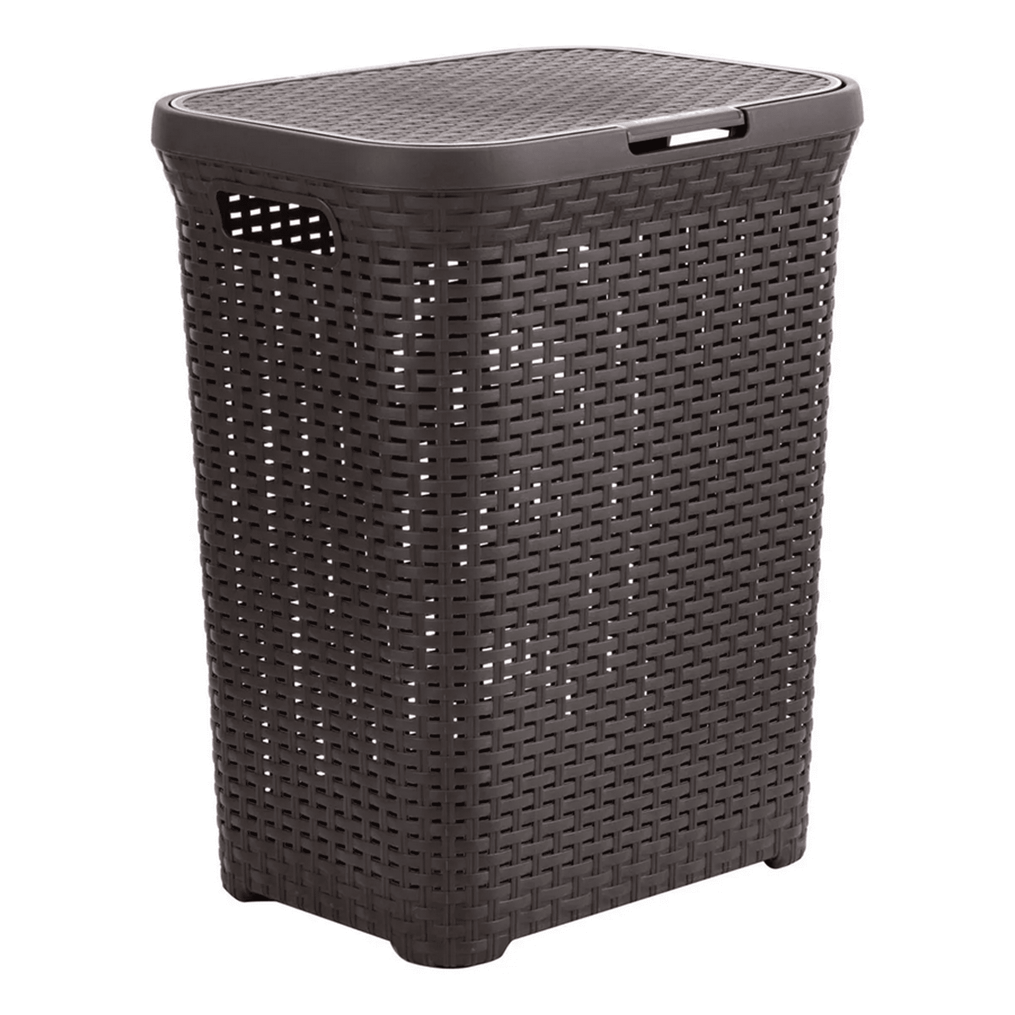 Genérico - Cesto Ropa Rattan 60l Con Tapa