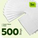 thumbnail image 4 of Bolsas de papel kraft CulinWare 5 lb 500 unidades 13x8x27 cm blancas, 4 of 8