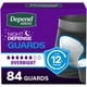 thumbnail image 1 of Compresas para incontinencia Depend Guards para hombre durante la noche x84, 1 of 9