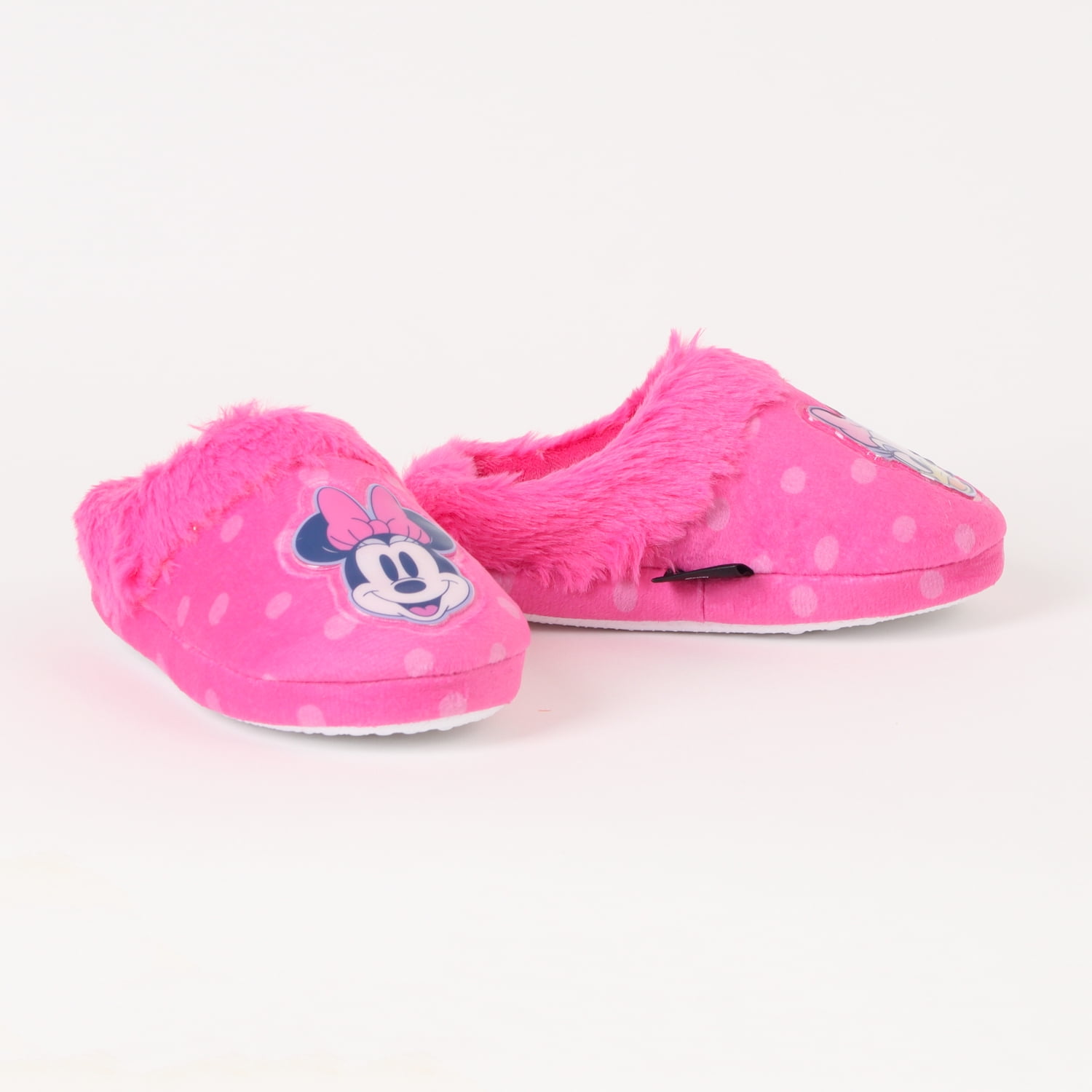 Pantufla Niña Minnie Circulos Rosado Disney