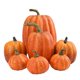 thumbnail image 4 of 7x Calabazas Artificiales A Granel Cosecha Falsa Para Centro De Mesa De Boda De Oto?o Naranja, 4 of 5