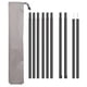 thumbnail image 2 of 2x Postes De Tienda Dosel Soporte Ajustable Hierro 5 Secciones Bolsa De Almacenamiento Al Aire Libre, 2 of 5