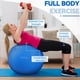 thumbnail image 3 of Pelota de ejercicio Fitvids antiestallido y antideslizante de 65 cm azul, 3 of 7