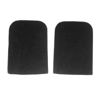 Magideal - Fundas Para Reposapiés De Silla, Almohadillas Para Pedales, Cojín De Neopreno Suave, Almohadilla Protectora Para Placa De Pie, Paquete De 2, Color Neg