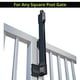thumbnail image 3 of Cierre para puerta de seguridad de piscina D&D ML3TPKA con tirador superior 50.8 cm, negro, 3 of 7