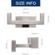 thumbnail image 2 of Gancho Doble NearMoon de Acero Inoxidable SUS304 para Baño, 2 of 3