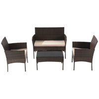 Novahus - Set Terraza 4 Piezas Positano Café